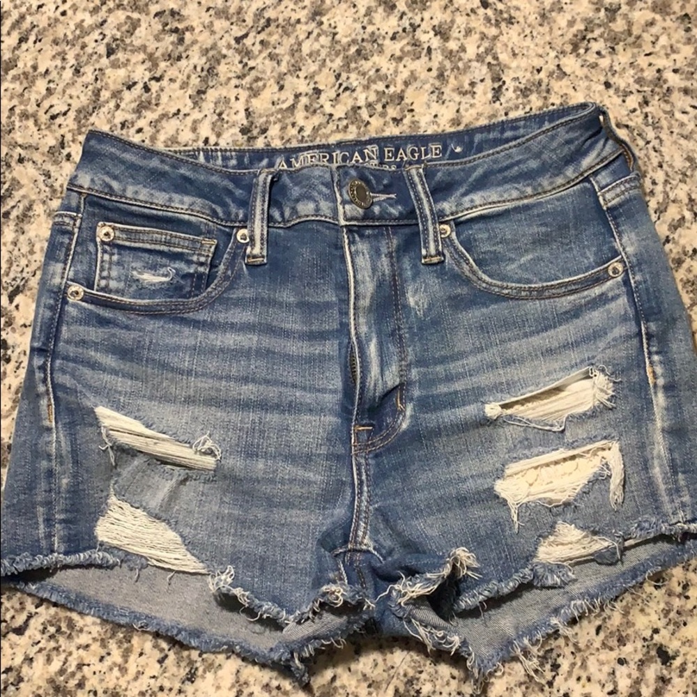 High waist short shorts
